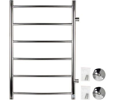 САНАКС - Полотенцесушитель КЛАССИК-ДУГА, 6 перекладин, 500х800 мм, с боковым подключением м/осевое - 500 мм, труба -