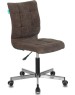 Кресло БЮРОКРАТ Кресло CH-330M темно-коричневый Light-10 крестовина металл хром