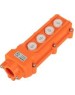 REXANT (36-9211) ПК-4 НА 4 КНОПКИ IP54, ОРАНЖЕВЫЙ