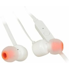 Наушники-гарнитура вкладыши JBL T110 - белый (JBLT110WHT)