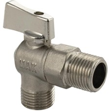 Кран шаровый МАК 099 универсальный угловой под ключ 1/2