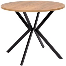 Корпусная мебель POLINI Стол обеденный Home Istanbul дуб крафт золотой-черный (1 кор.)