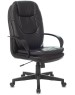 БЮРОКРАТ Кресло руководителя CH-868LT черный эко.кожа крестов. пластик
