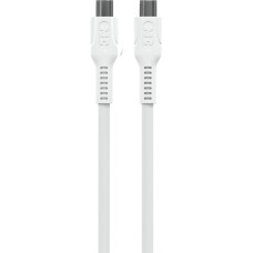 Кабель MORE CHOICE (4620202553638) K65aa 2м USB 3.0A PD 60W для Type-C Type-C- 2м , белый