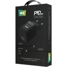 СЗУ MORE CHOICE (4620202555823) NC86i 1Type-C 3.0A PD 20W для Lightning 8-pin Type-C Black