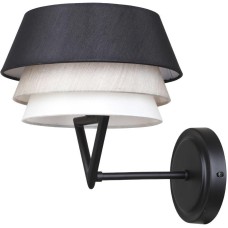 Светильник ESCADA 10187/1A E27*60W Black/Beige/White