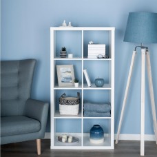 Корпусная мебель ГУД ЛАКК S00036 Фора 8 стеллаж 76х146х38, белый (1 пак.)