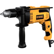 Дрель ударная DENZEL Дрель ударная IDD-850, 850 Вт, 0-2800 об/мин, 44800 уд/мин//