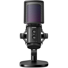 UGREEN Микрофон настольный CM581 (65629) USB-C Desktop Microphone 20Hz-20kHz. Цвет: черный