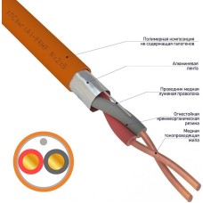REXANT Кабель огнестойкий КПСЭнг(А)-FRHF 1x2x1,50мм², бухта 200м