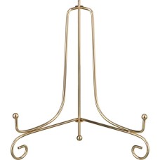 Комплект подставок LEFARD КОМПЛЕКТ ПОДСТАВОК ДЛЯ ТАРЕЛОК ИЗ 5 ШТ. 25*15 СМ. ВЫСОТА=22 СМ. ЦВЕТ - ЗОЛОТО (КОР=24КОМП.) 244-105