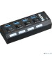 HAMA Buro BU-HUB4-U3.0-L Разветвитель USB 3.0 4порт. черный (389737)