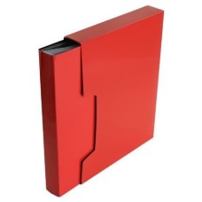 БЮРОКРАТ Папка ДеЛюкс DLVBOX80RED, 80шт вкладышей, A4, пластик, 0.7мм, красный