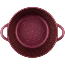 Кастрюля ТРАДИЦИЯ Кастрюля а/пр литая 3,0л стекл/кр Рубин ТМ