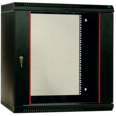 Электроника / Телекоммуникационные шкафы ЦМО Шкаф коммутационный ШРН-Эконом ШРН-Э-15.650-9005 настенный, стеклянная передняя дверь, 15U, 600x650 мм