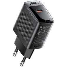 ACEFAST Зарядное устройство с одним портом USB-C A102 PD30W Gan USB-C Charger (EU). Цвет: черный