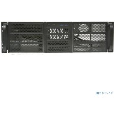 Procase Корпус 3U server case,6x5.25+4HDD,черный,без блока питания(2U,2U-redundant),глубина 650мм,MB EATX 12