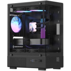 FORMULA Корпус mATX Crystal Z1CM v2, Mini-Tower, без БП, черный [crystal z1cm black v2]