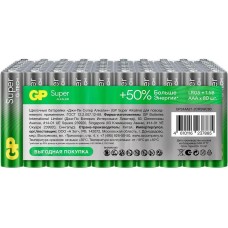 GP AA Батарейка Super Alkaline 15AA21-2CRSWC80, 80 шт