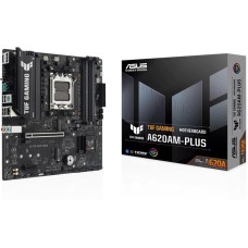 Материнская плата ASUS Материнская плата TUF GAMING A620AM-PLUS AM5 mATX 4xDDR5 PCIEx16 PCIEx1 2xM.2 2xDP HDMI 2.5GLAN