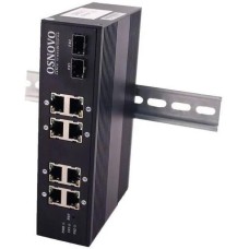 Коммутатор OSNOVO Коммутатор SW-60802/IC 8x100Мбит/с 2SFP 8PoE 200W неуправляемый