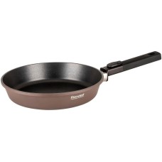 RONDELL Сковорода Praline RDA-1564 круглая 24см покрытие: Xylan Plus ручка съемная (без крышки) коричневый