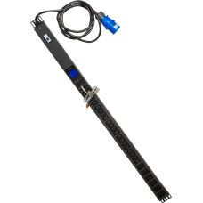 LANMASTER Блок распределения питания TWT-PDVMT1-6X18-32A верт.размещ. 6xC19 18xC13 с мониторингом 32A IEC 309 3м