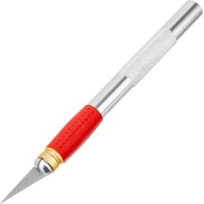 MATRIX Нож для дизайнерских работ, двухкомпонентная рукоятка, 5 запасных лезвий 78855