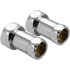 САНАКС - Американка хромированная, прямая, к полотенцесушителю 1х3/4, г/г, пара 395