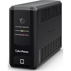 CYBERPOWER UPS UT850EIG, 850VA/480W, L-INT, A.SIN, LED, USB, RJ45/11, C13x4
