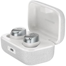 SENNHEISER Наушники Momentum True Wireless 4, Bluetooth, внутриканальные, серебристый/белый [700366 mtw4 white silver]