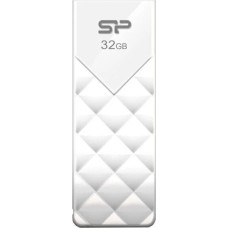 USB флеш SILICON POWER (SP032GBUF2U03V1W) 32GB ULTIMA U03 белый выдвижной