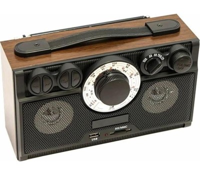 Радиоприемник БЗРП РП-304 УКВ 64-108МГц, бат. 4*R20, 220V, USB/SD, 2 динамика