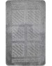 Коврик для ванной САНАКС 00293 CLASSIC UNI КВАДРАТЫ Коврик в ванную одинарный СЕРЫЙ 55х90см 100% полиэстер