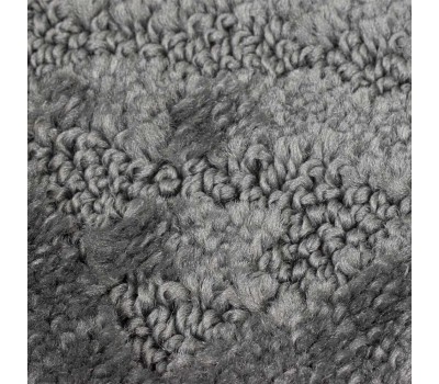 Коврик для ванной САНАКС 00293 CLASSIC UNI КВАДРАТЫ Коврик в ванную одинарный СЕРЫЙ 55х90см 100% полиэстер