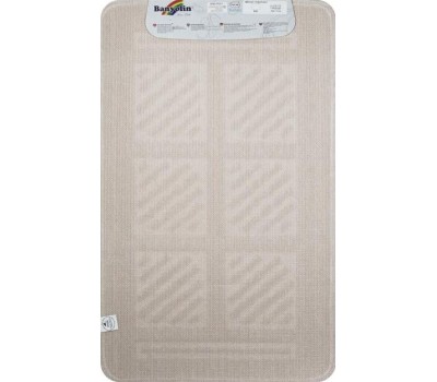 Коврик для ванной САНАКС 00293 CLASSIC UNI КВАДРАТЫ Коврик в ванную одинарный СЕРЫЙ 55х90см 100% полиэстер