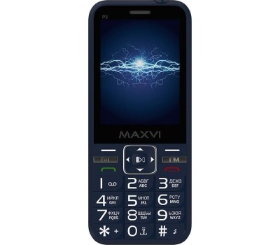 Телефон мобильный MAXVI P3 Blue