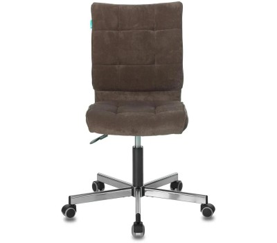 Кресло БЮРОКРАТ Кресло CH-330M темно-коричневый Light-10 крестовина металл хром