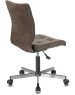 Кресло БЮРОКРАТ Кресло CH-330M темно-коричневый Light-10 крестовина металл хром