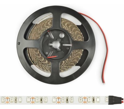 Светодиодная лента UNIEL (UL-00004360) ULS-M11-2835-60LED/m-8mm-IP20-DC12V-4,8W/m-5M-GREEN PROFI катушка в герметичной упаковке