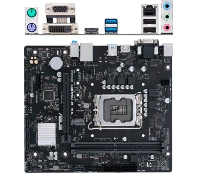 Материнская плата ASUS PRIME H610M-R D4-SI {Socket LGA1700, Intel H610, 1 слот 16x PCI-E, DisplayPort, HDMI, 2x DDR4}