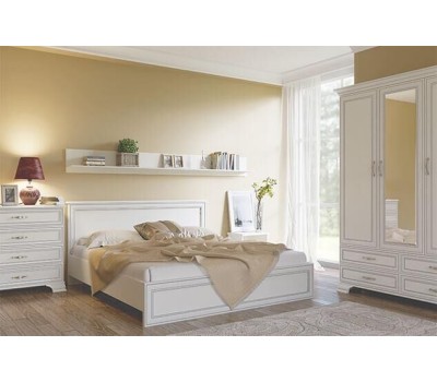 Модульная мебель АНРЭКС TIFFANY Кровать 120 цвет вудлайн кремовый (3 уп.)