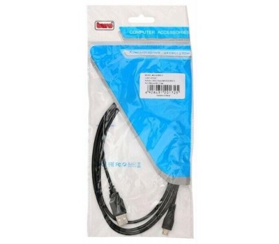 BURO Кабель MICROUSB2.0 USB (m)-micro (m) 1.5м черный