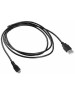 BURO Кабель MICROUSB2.0 USB (m)-micro (m) 1.5м черный