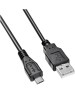 BURO Кабель MICROUSB2.0 USB (m)-micro (m) 1.5м черный