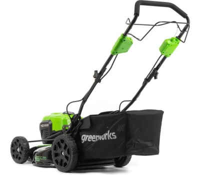 Газонокосилка GREENWORKS GD40LM46SP 40В, 46см, самоходная (без аккумуляторной батареи и зарядного устройства) (2506807)