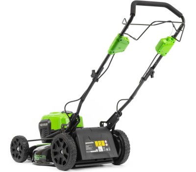 Газонокосилка GREENWORKS GD40LM46SP 40В, 46см, самоходная (без аккумуляторной батареи и зарядного устройства) (2506807)