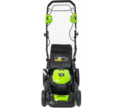 Газонокосилка GREENWORKS GD40LM46SP 40В, 46см, самоходная (без аккумуляторной батареи и зарядного устройства) (2506807)