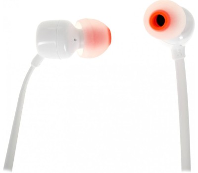 Наушники-гарнитура вкладыши JBL T110 - белый (JBLT110WHT)