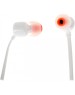 Наушники-гарнитура вкладыши JBL T110 - белый (JBLT110WHT)